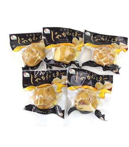 Amazon.co.jp: 男爵 北海じゃがバター 4個入り×3袋 : 食品・飲料・お酒