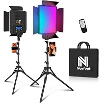 Niceveedi 40W 撮影用RGB LEDビデオライト 71XYaIdEXmL._AC_UL210_SR210,