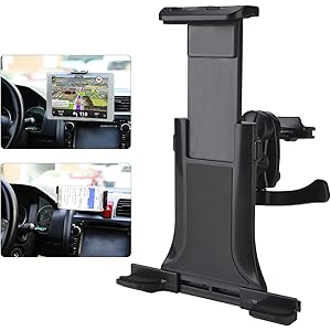 MAYOGA 車載ホルダー タブレット スマホスタンド エアコン吹き出し口取り付け 車載ステント 360度回転 4〜10…