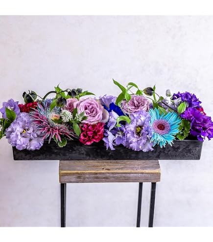 Amazon.co.jp: 沖縄 琉球ガラス 朝顔 花 アレンジメント 沖縄工芸品