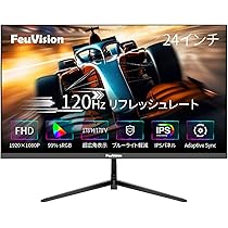 Amazon.co.jp: FeuVision モニター 24インチ pc モニター 120Hz