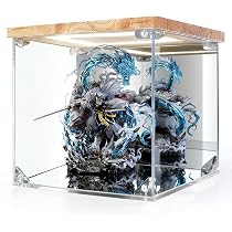 極上　透過し彫　置物　184g 台付　送料込み251112 Amazon | KrystaCase フィギュアケース LEDフィギュアボックス