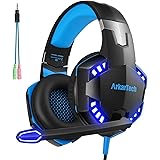 ARKARTECH G2000 ゲーミングヘッドセット ps4 ヘッドセット ゲーミングヘッドホン switch へっどせっと ps5 マイク付き ヘッドホン ゲーミング ヘッドフォン 有線 ゲーム用 PC用ヘッドセット 重低音 高音質 スカイプ f
