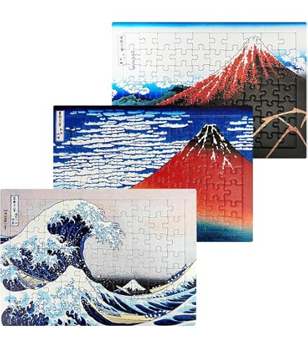 Amazon.co.jp: 0508 ジグソーパズル108ピース 葛飾北斎 富嶽三十六景＋