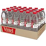 Vittel(ヴィッテル) 硬水 ナチュラルミネラルウォーター ペットボトル 500ml × 24本 (フランス ヴォージュ山脈 カルシウム マグネシウム)[正規輸入品]