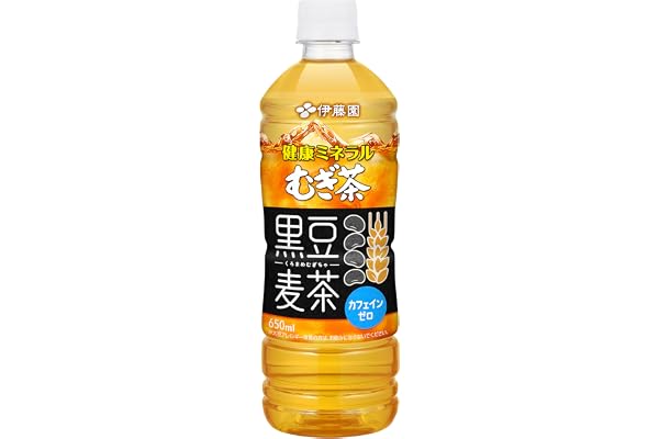 伊藤園 健康ミネラルむぎ茶 黒豆麦茶 650ml×24本 ペットボトル