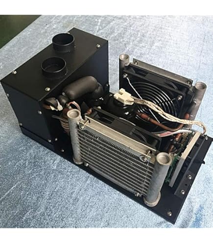 Amazon.co.jp: ポータブルエアコン ミニコンプレッサーDC 12V 110-360W