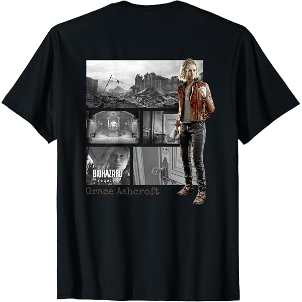 Amazon | バイオハザード レクイエム レオン BP Tシャツ | Tシャツ