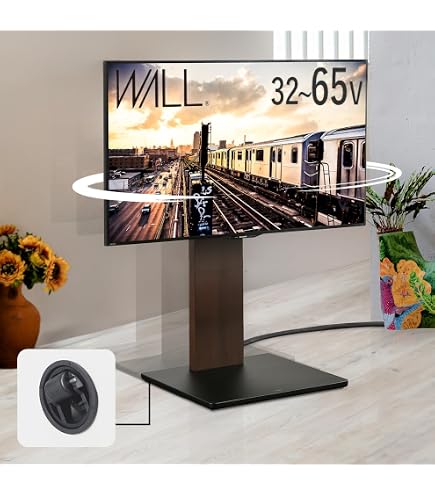 Amazon | ハヤミ工産 テレビスタンド 壁寄 65v型まで対応 ブラック KF