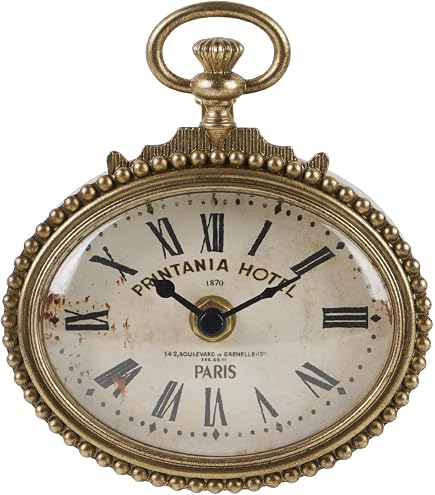 Amazon.co.jp: Vintage Style Oval French Wall Clock Galerie du