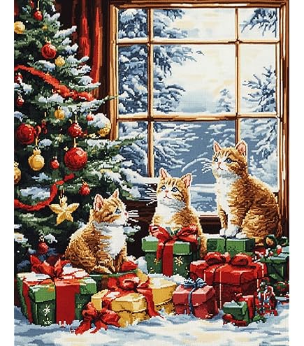 Amazon | クリスマス クロスステッチキット、クリスマスツリー