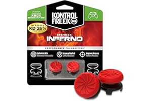 KontrolFreek FPS Freek Inferno for Xbox One and Xbox Series X Controller | Performance Thumbsticks | 2 High-Rise Concave | Re