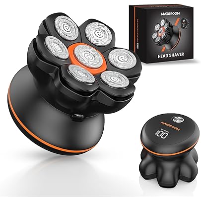 Amazon | スキンヘッド用シェーバー 7Dスキンヘッド マグネット着脱式