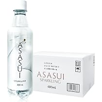 Amazon.co.jp: アサスイ スパークリング(炭酸水) シリカ水 480ml 24本