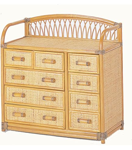 ラタン製チェスト　 8引き出し 楽天市場】アジアン家具 チェスト 収納 キャビネット シェルフ ラック