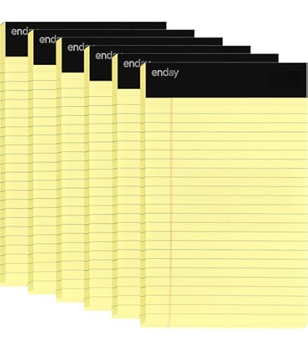 IScholar IQ Legal Pads, White, Wide Ruled, 8.5" X 11.75", 50