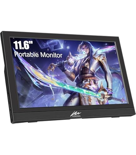 Kwumsy 11.6インチ モバイルモニター Amazon.com: Kwumsy 11.6'' Laptop Portable Monitor, 1366