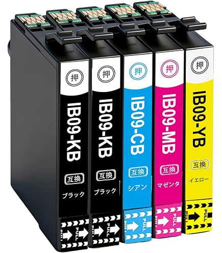 Amazon.co.jp: プリンターインク エプソン IB09B IB09CL4B 4色セット