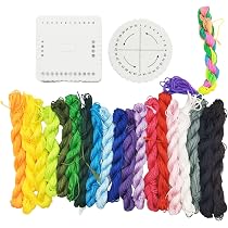 Amazon | COZENTA 組み紐 糸 ディスク 組紐 キット 1mm 1.5mm 紐