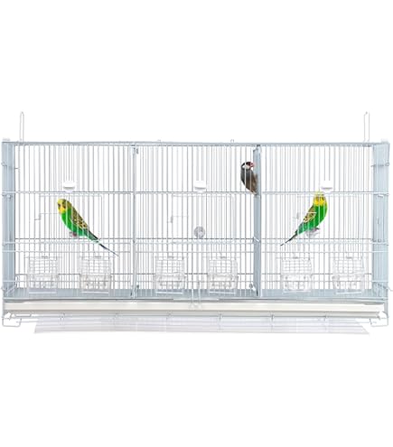 仕切り付き鳥かご　多頭飼い用バードゲージ Amazon | NEXTSUPPORT 鳥かご バードゲージ 仕切り 付き 鳥小屋