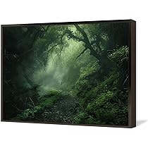 絵画 。壁掛け絵☆【きれいな女性ときれいな緑の植物】 絵画 玄関 風水 植物・グリーン・緑 「grow」 玄関に飾るといい