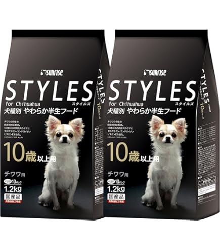 Amazon | サンライズ スタイルズ チワワ用 6歳以上用 600g 犬種別