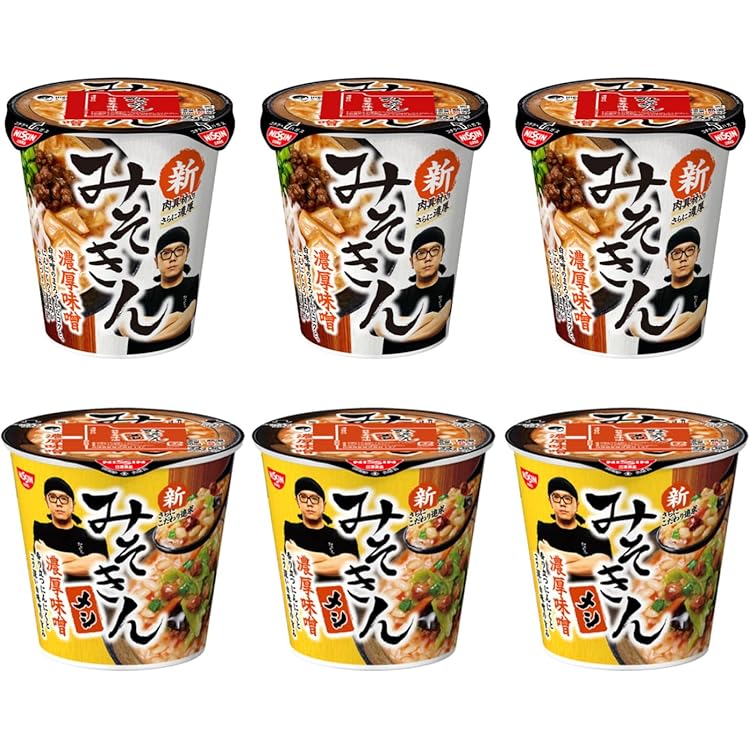 NISSIN みそきん 濃厚味噌 カップ麺43個セット NISSIN みそきん 濃厚味噌 カップ麺43個セット Amazon.co.jp: HIKAKIN
