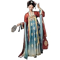 【ラスト一点】フレークシール  ステッカー  人物 女の子 漢服 宮廷衣装 歴史 Amazon.co.jp: [株式会社豊作] 漢服 コスプレ 衣装 レディース