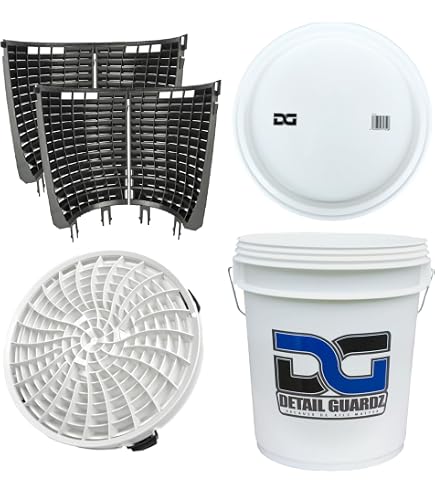 Amazon | 洗車用品 18Lバケツ＆アタッチメント 3点セット ブラック