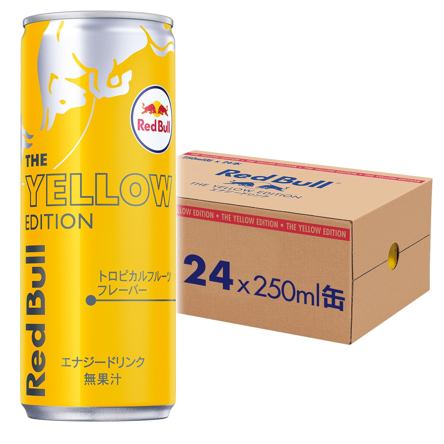 【49%OFF】【2,610円】 レッドブル エナジードリンク イエローエディション 250ml×24本