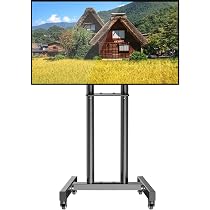 Amazon.co.jp: WNJQBY テレビスタンドキャスター付き床置き26~60インチ