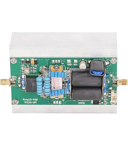 Amazon.co.jp: 超広帯域 RF パワーアンプ 1MHz〜130MHz 6W 43dB HF