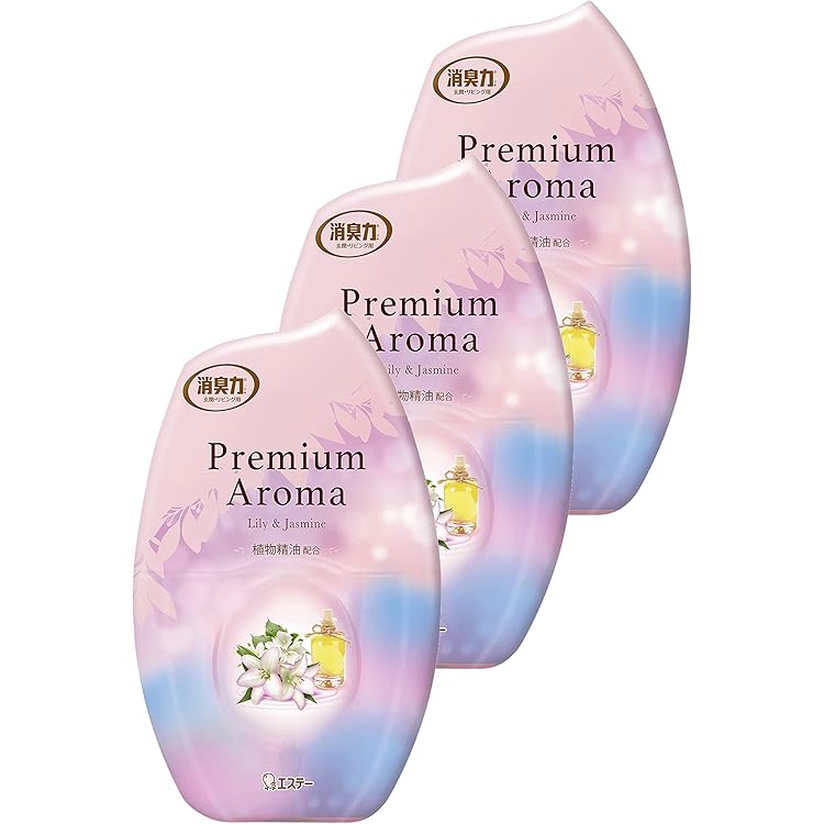 Amazon.co.jp: 消臭力 プレミアムアロマスティック 本体 リリー