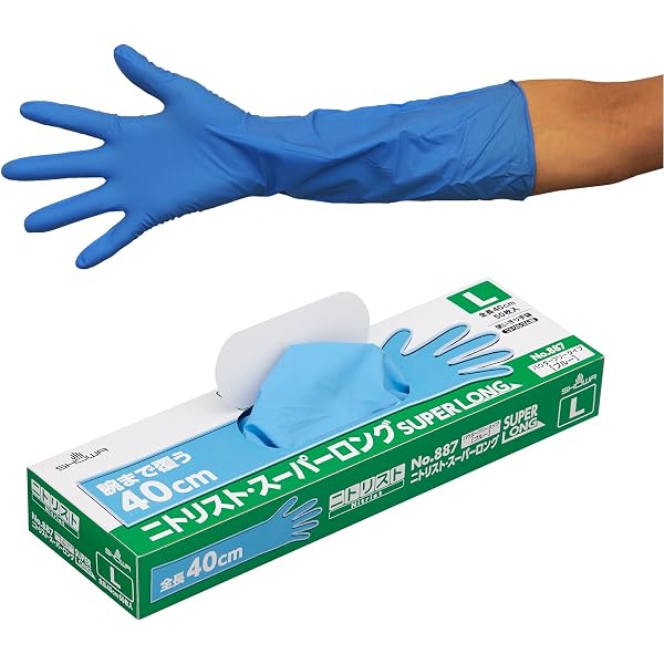 IK41 使い捨て手袋 XL 800PC：L 100PC まとめ Ansell 耐薬品性 薄手