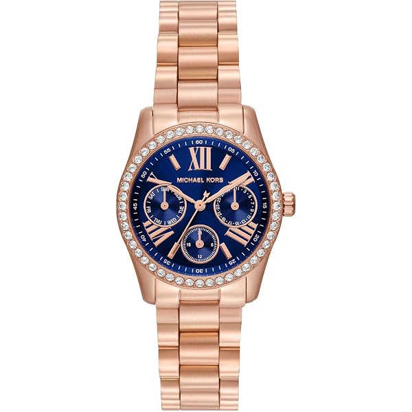 Amazon.co.jp: Michael Kors LEXINGTON クロノグラフ ローズゴールド