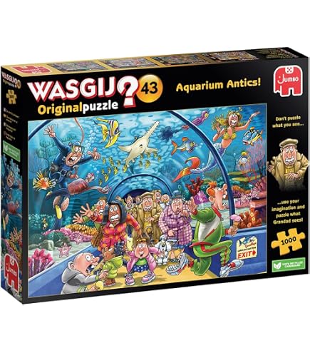 Jumbo, Wasgij, Mystery 24 - Blight at The Museum!, Puzzle da collezione unico per adulti, 1.000 pezzi Jumbo, Wasgij, Mystery 24 - Blight at The Museum!, Puzzle da collezione unico per adulti, 1.000 pezzi