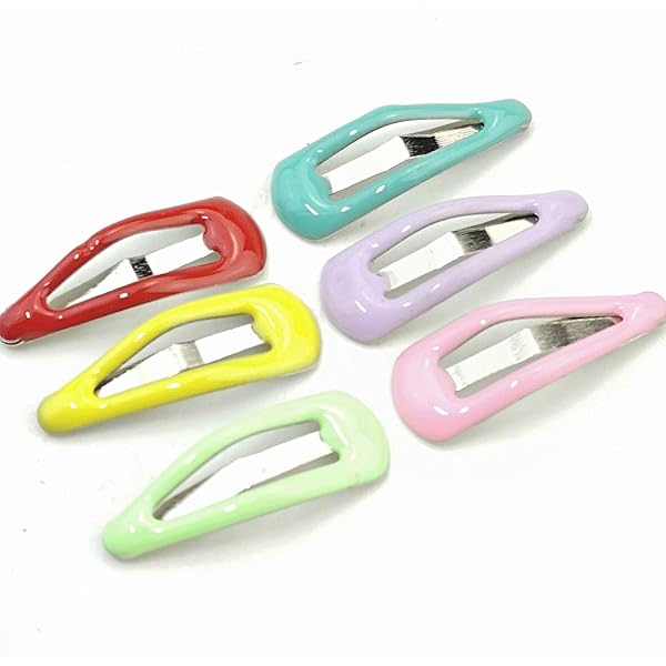 Amazon.co.jp: 人形用 ドール用 2cmx0.75cm ミニ ぱっちん留め 金属