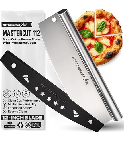 Amazon | Stainless Steel Pizza Cutter Wheel, Stainless Steel Razor