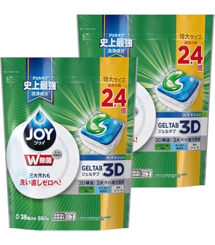 peko　　ジェルタブPRO76個入り×6袋 PRO洗浄 食洗機用洗剤 ジェルタブ クリスタル / ジョイ(キッチン用洗剤