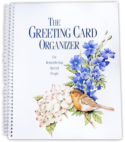 Paper 'n Such Greeting Card Organizer With 27 Pockets - Hardcover