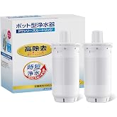 東 レ PTC.SV2J PTシリーズ交換用浄水カートリッジ ポット型浄水器交換用カートリッジ PTシリーズ対応 JIS16項目クリア PFOS/PFOA 有機フッ素化合物 16物質除去 PTC.SVJ/PTC.SV2J/PTC.SV3J【2個入】