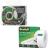 3M スコッチ メンディングテープ 18mm×30m 2個 ディスペンサー付