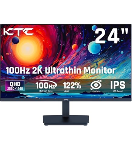 Amazon.co.jp: KTC 27 Inch QHD(2560 * 1440) 100Hz Computer Monitor