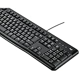 Logicool(ロジクール) ロジクール 有線 キーボード 耐水 K120 USB接続 テンキー 薄型 有線キーボード 国内正規品