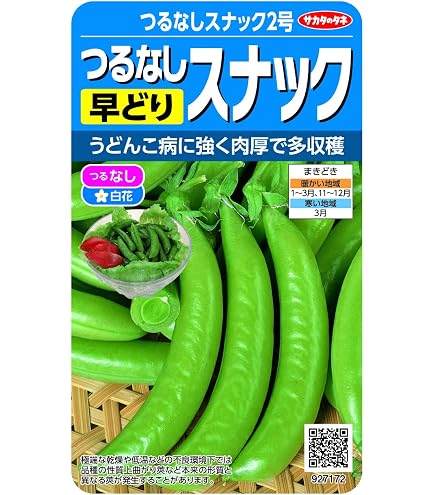 Amazon | サカタのタネ 実咲野菜 エンドウ つるあり大さやスナック