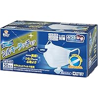 (PM2.5対応) フィッティ シルキータッチモア マスク 50枚入 ふつうサイズ ホワイト