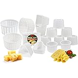 16 Pcs Soft Cheese Making Kit for Beginners - Small Cheese Molds - Cream Cheese Molds for Making Cheese - Molde Para Queso Fr