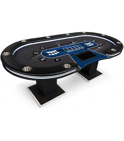 Amazon | Barrington 10 Playerポーカーテーブル82 x 44 | ポーカー
