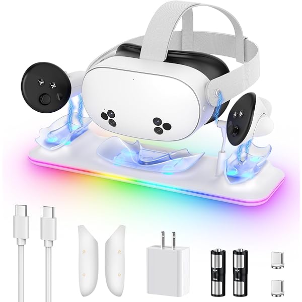メタクエスト3S バッテリー セット Amazon.co.jp: Elekasumi Meta Quest 3/Quest 3S/Quest 2用バッテリー