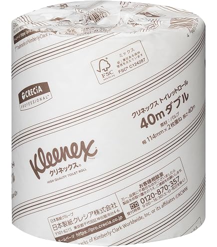 Amazon.co.jp: クレシア EFトイレットロール 90mシングル 10101 80入り